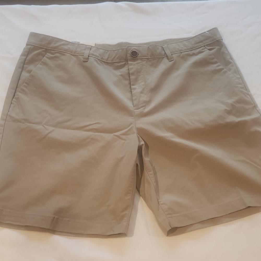 English Laundry Khaki Flat Front Shorts